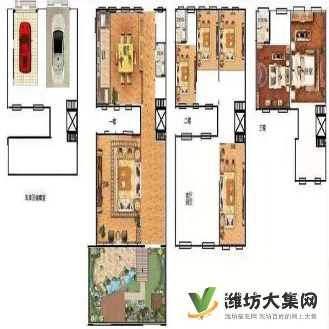 鳶都湖畔高檔別墅信圓居，挑空大堂，帶花園帶觀景露臺
